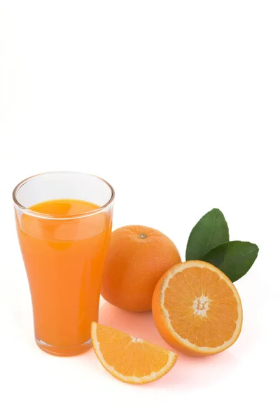 Orange Frukt Glas Mycket Söt — Stockfoto