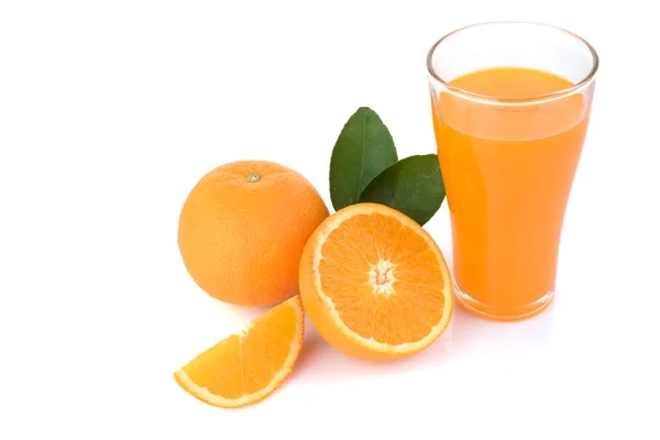 Orange Frukt Glas Mycket Söt — Stockfoto