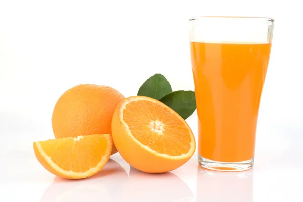 Orange Frukt Glas Mycket Söt — Stockfoto