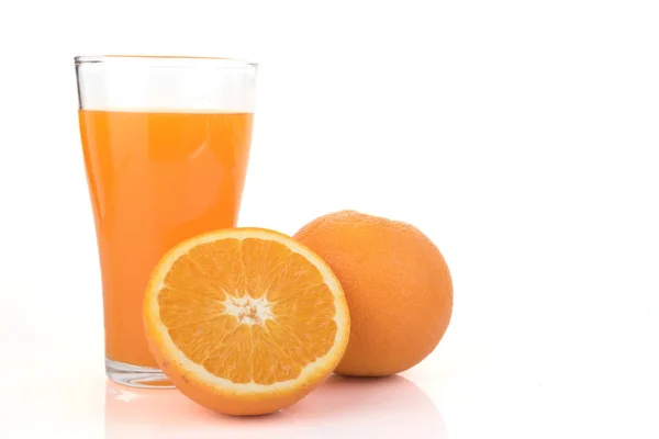 Copo Frutas Laranja Muito Doce — Fotografia de Stock