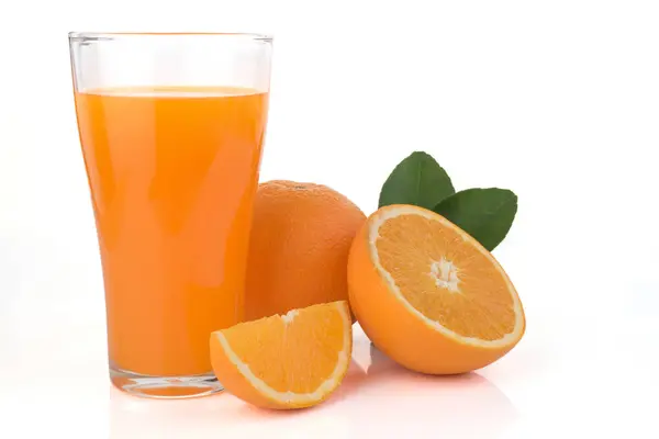 Orange Frukt Glas Mycket Söt — Stockfoto