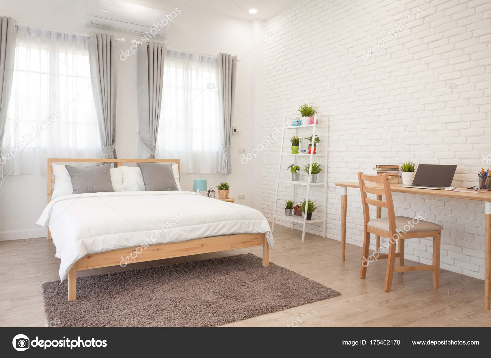 Hotel hálószoba lakberendezés. fehér hálószoba beállÃtás stúdió ... Hálószoba lakberendezés