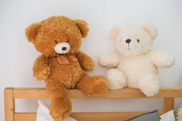 Teddy Bear Bed — Stock Photo, Image