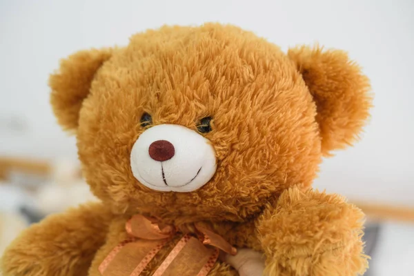 Teddy Bear Bed — Stock Photo, Image