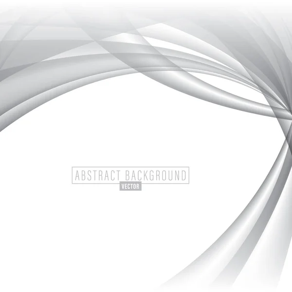 White abstract curve background — Stock Vector