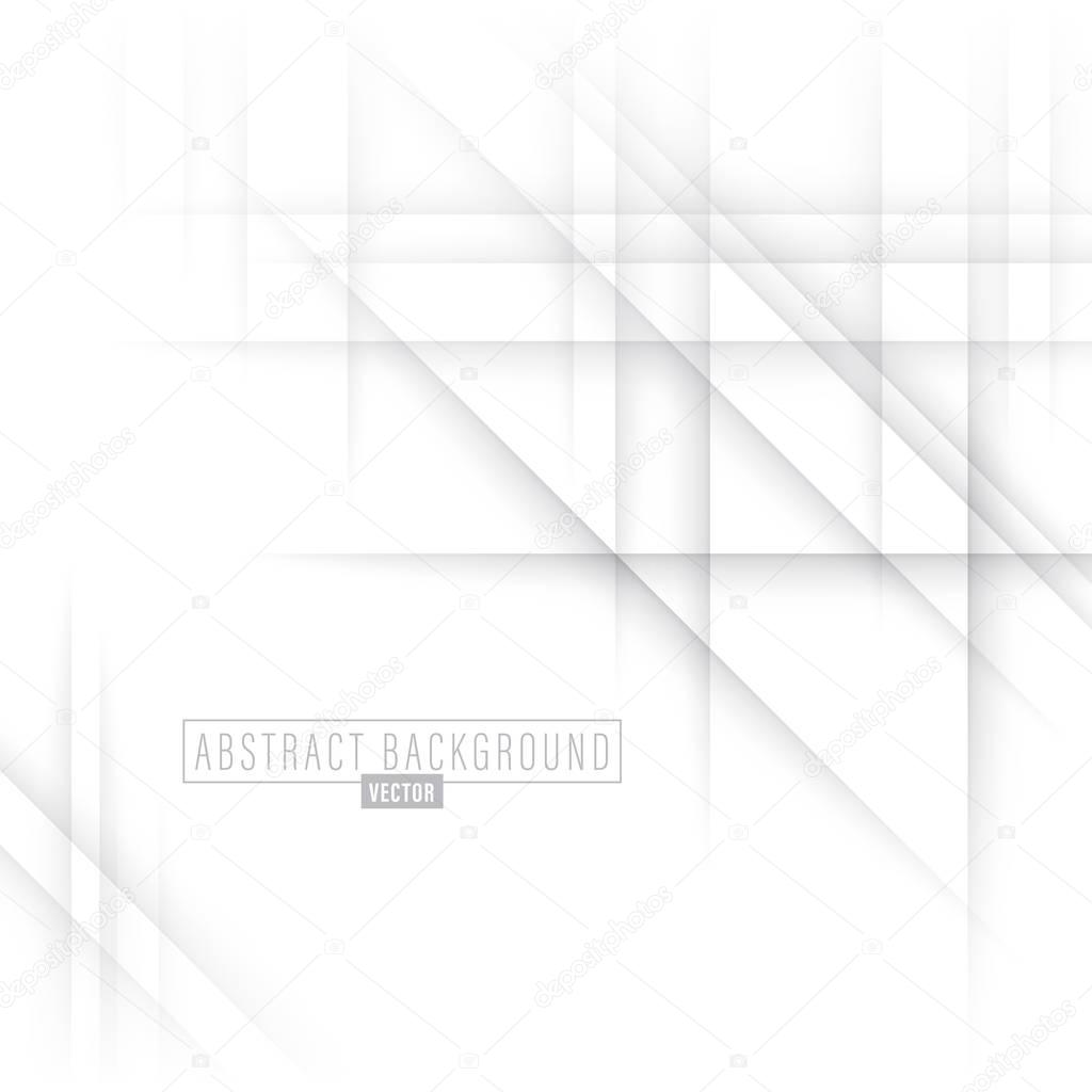 White abstract cross line background