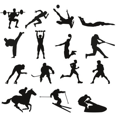 Farklı erkekler spor kümesi
