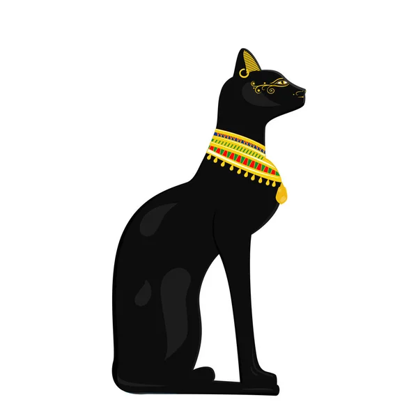 Vector image of an Egyptian cat — Stock Vector