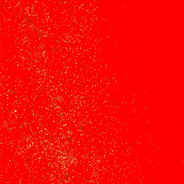 İzole kırmızı zemin üzerine altın glitter doku.