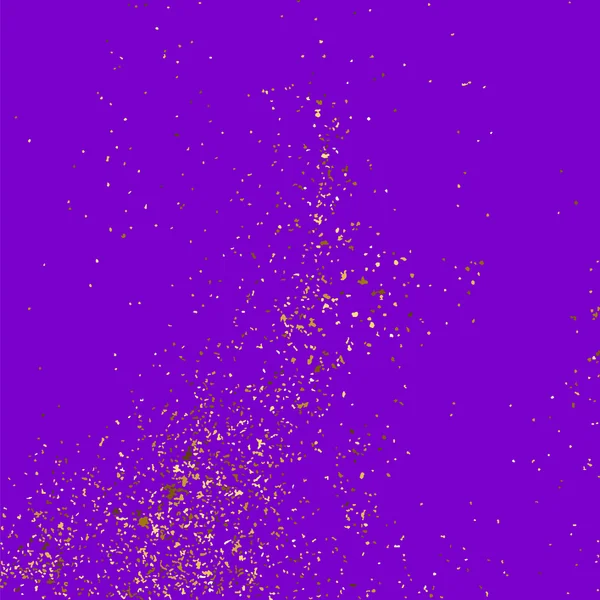 Текстура золотого блеска выделена на фиолетовом фоне . — стоковый вектор