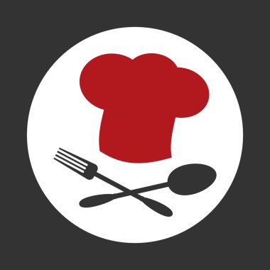 Büyük şef şapka vektör çizim.