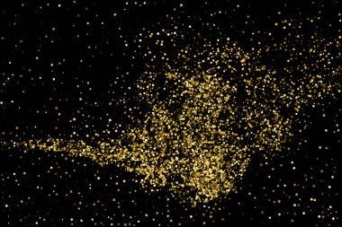 Altın glitter doku vektör.