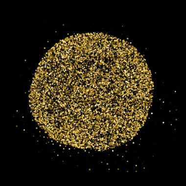 Altın glitter doku vektör.