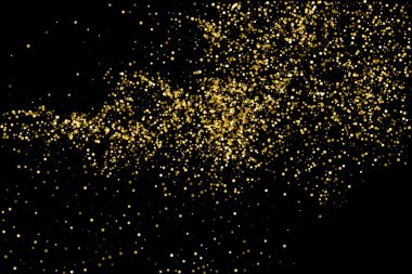 Altın glitter doku vektör.