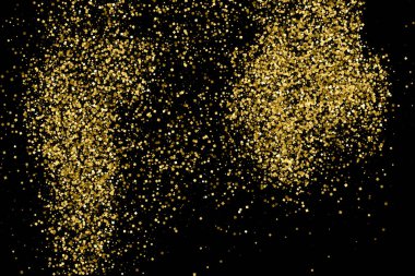 Altın glitter doku vektör.