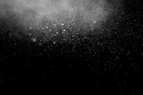 Schizzi astratti di acqua su sfondo nero. — Foto Stock