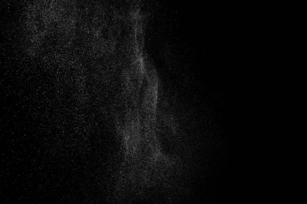 Абстрактні бризки води на чорному фоні . — стокове фото