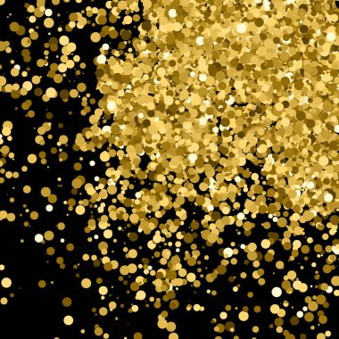 Altın glitter doku vektör.