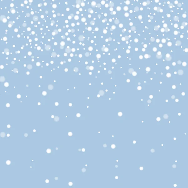 White Snow Abstract Winter Background Vector Illustration Eps — Stock Vector