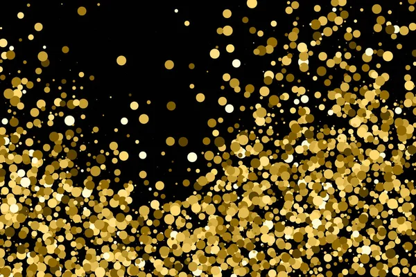 Guld glitter textur vektor. — Stock vektor