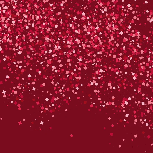 Explosion écarlate de confettis . — Image vectorielle