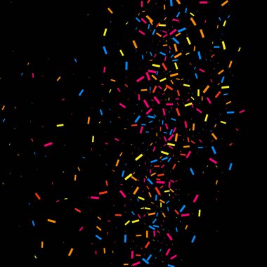 Renkli patlama konfeti. Renkli grenli doku vektör.