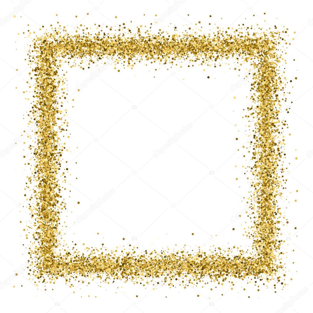 Gold glitter texture vector.