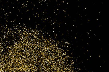 Altın glitter doku vektör.