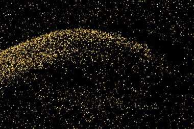 Altın glitter doku vektör.