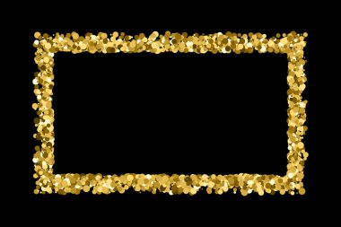 Altın glitter doku vektör.