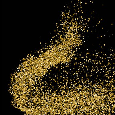 Altın glitter doku vektör.