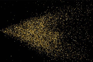Altın glitter doku vektör.