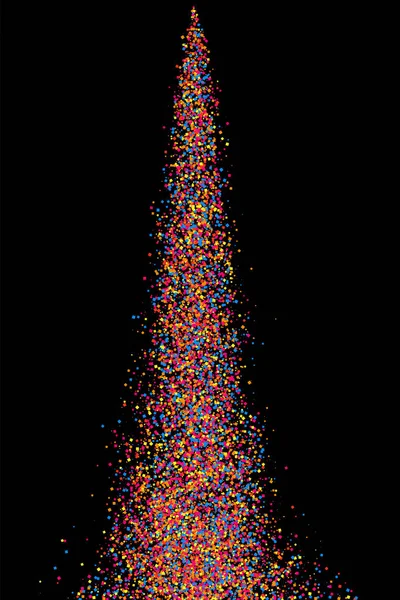Красочный взрыв конфетти. Цветной вектор текстуры зерна . — стоковый вектор