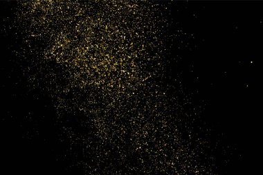 Altın glitter doku vektör.