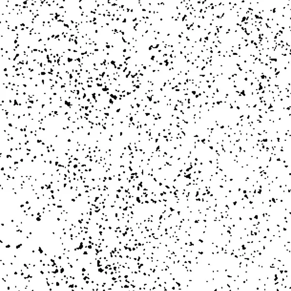 Texture granuleuse noire isolée sur blanc . — Image vectorielle