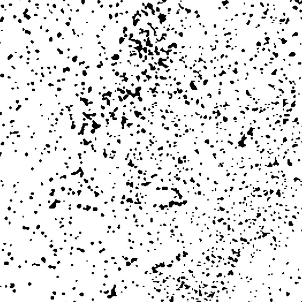 Textura granulada negra aislada en blanco . — Vector de stock