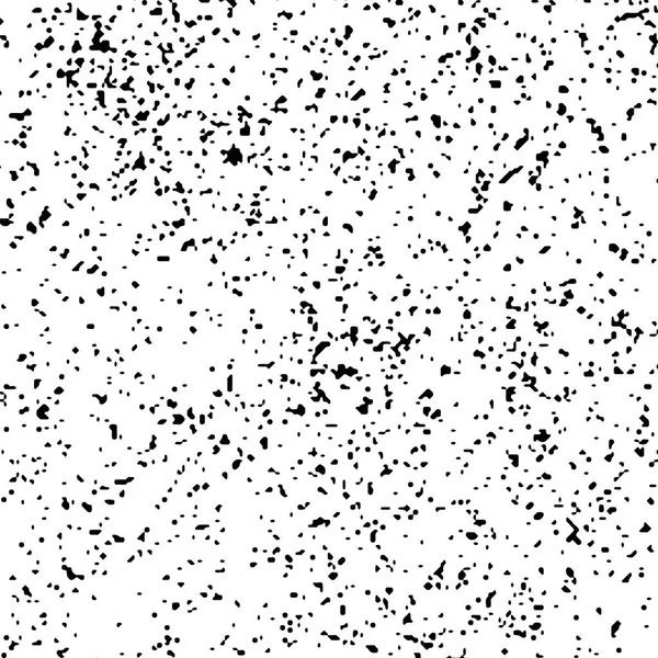 Texture granuleuse noire isolée sur blanc . — Image vectorielle