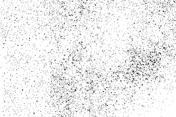 Texture granuleuse noire isolée sur blanc . — Image vectorielle