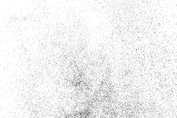 Texture granuleuse noire isolée sur blanc . — Image vectorielle