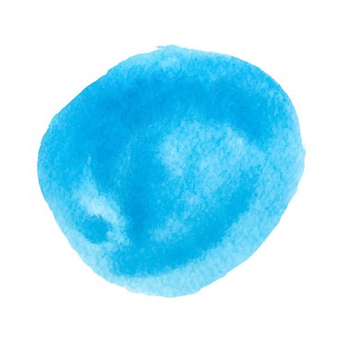  Mavi suluboya lekesi. 