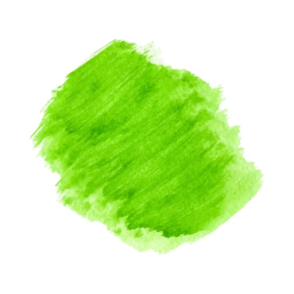 Fundo aquarela abstrato verde. — Vetor de Stock