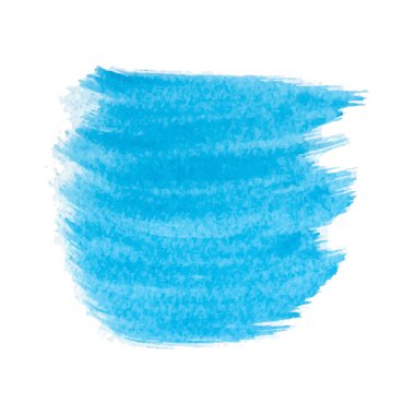  Mavi suluboya lekesi. 