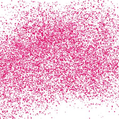 Beyaz izole konfeti kırmızı patlama. 