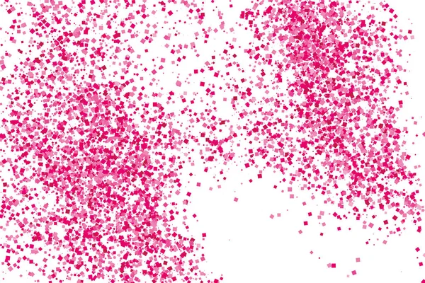 Beyaz izole konfeti kırmızı patlama. 