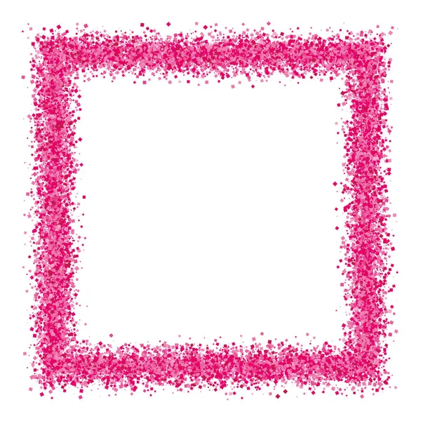 Rosa abstrakte Textur Rahmen. — Stockvektor