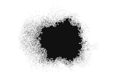 Siyah damarlı doku üzerinde beyaz izole.