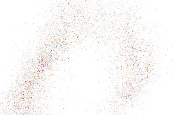 Colorida explosión de confeti. vector de textura granulada de color . — Vector de stock
