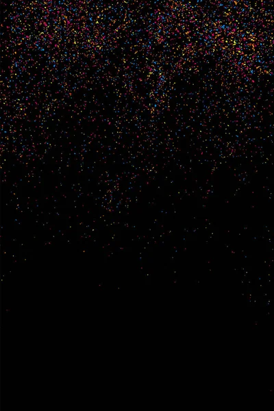 Explosion colorée de confettis. vecteur de texture granuleuse colorée . — Image vectorielle