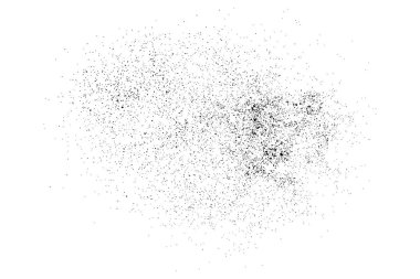 Siyah damarlı doku üzerinde beyaz izole.