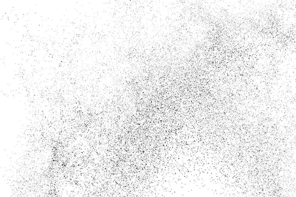 Nero texture granulosa isolata su bianco . — Vettoriale Stock